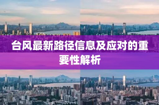 台风最新路径信息及应对的重要性解析