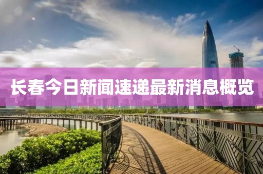 长春今日新闻速递最新消息概览