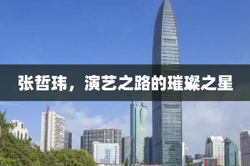 张哲玮，演艺之路的璀璨之星