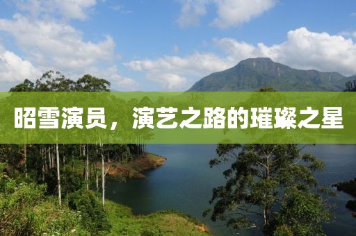 昭雪演员，演艺之路的璀璨之星