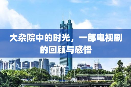 大杂院中的时光，一部电视剧的回顾与感悟