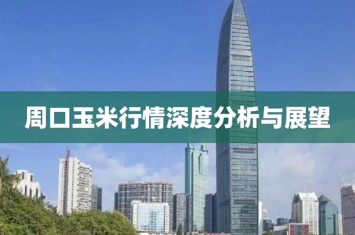 周口玉米行情深度分析与展望