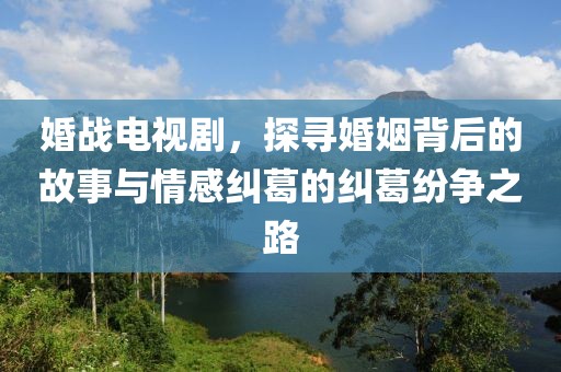 婚战电视剧，探寻婚姻背后的故事与情感纠葛的纠葛纷争之路