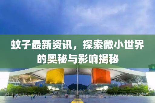 蚊子最新资讯，探索微小世界的奥秘与影响揭秘