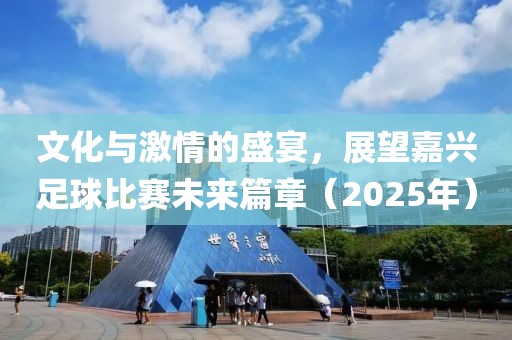 文化与激情的盛宴，展望嘉兴足球比赛未来篇章（2025年）