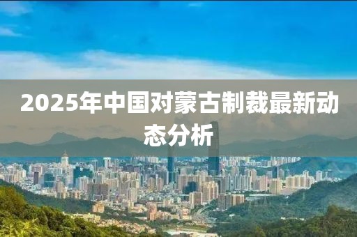 2025年中国对蒙古制裁最新动态分析