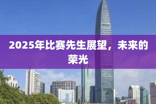 2025年比赛先生展望，未来的荣光