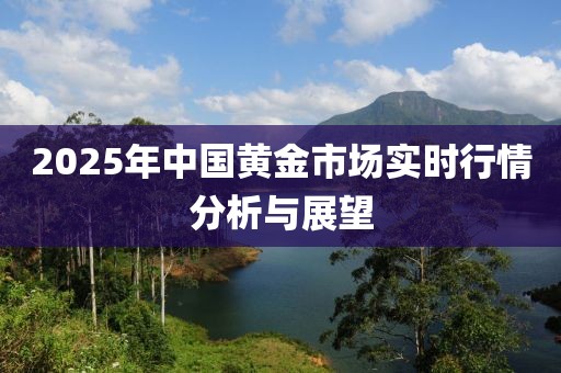 2025年中国黄金市场实时行情分析与展望