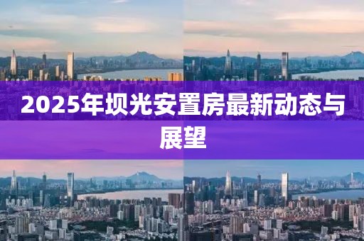 2025年坝光安置房最新动态与展望