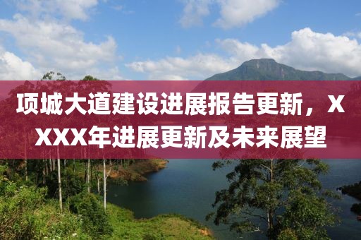 项城大道建设进展报告更新，XXXX年进展更新及未来展望