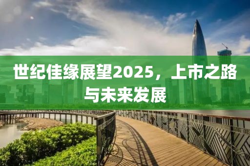 世纪佳缘展望2025，上市之路与未来发展