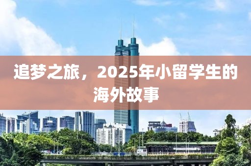 追梦之旅，2025年小留学生的海外故事