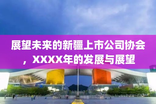 展望未来的新疆上市公司协会，XXXX年的发展与展望