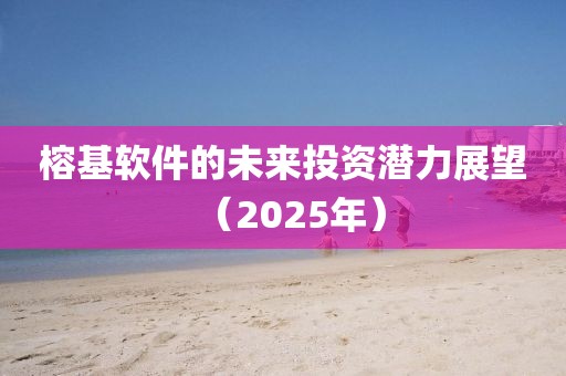榕基软件的未来投资潜力展望（2025年）