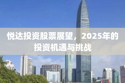 悦达投资股票展望，2025年的投资机遇与挑战