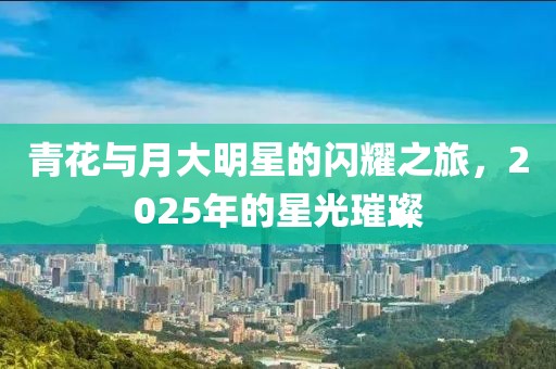 青花与月大明星的闪耀之旅，2025年的星光璀璨