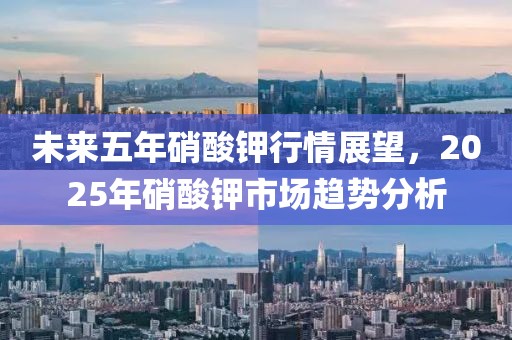 未来五年硝酸钾行情展望，2025年硝酸钾市场趋势分析
