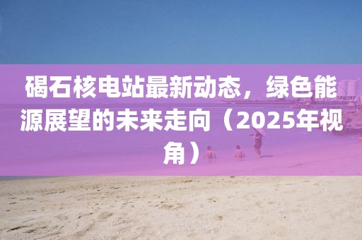 碣石核电站最新动态，绿色能源展望的未来走向（2025年视角）