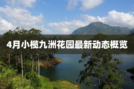 4月小榄九洲花园最新动态概览
