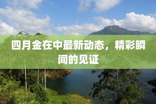四月金在中最新动态，精彩瞬间的见证