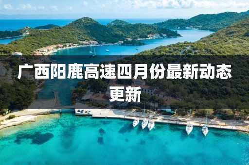 广西阳鹿高速四月份最新动态更新