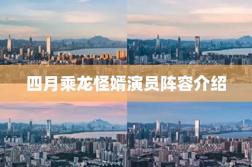 四月乘龙怪婿演员阵容介绍
