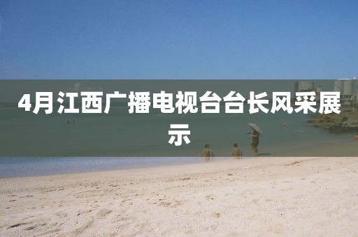 4月江西广播电视台台长风采展示