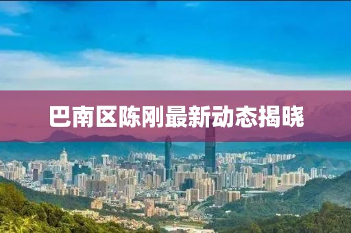 巴南区陈刚最新动态揭晓