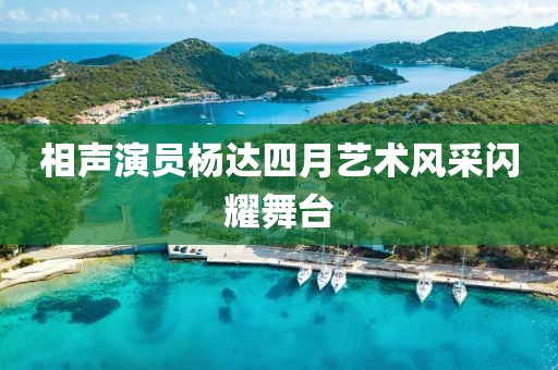 相声演员杨达四月艺术风采闪耀舞台