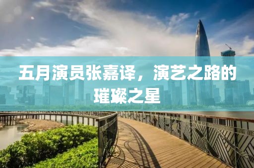 五月演员张嘉译，演艺之路的璀璨之星
