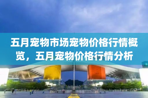 五月宠物市场宠物价格行情概览，五月宠物价格行情分析