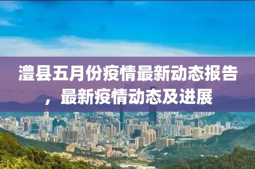 澧县五月份疫情最新动态报告，最新疫情动态及进展