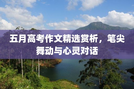 五月高考作文精选赏析，笔尖舞动与心灵对话