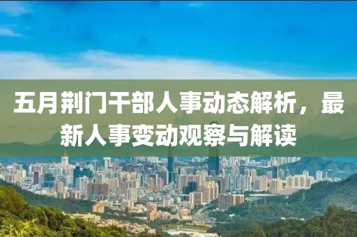 五月荆门干部人事动态解析，最新人事变动观察与解读