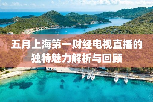 五月上海第一财经电视直播的独特魅力解析与回顾