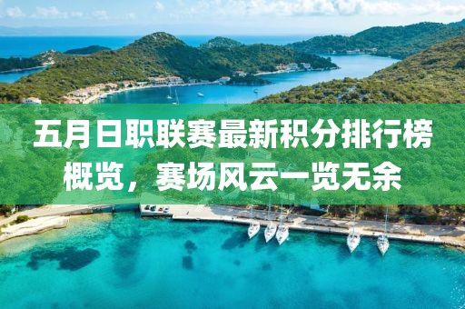 五月日职联赛最新积分排行榜概览，赛场风云一览无余