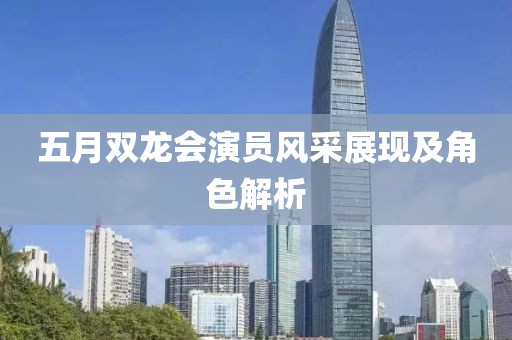 五月双龙会演员风采展现及角色解析
