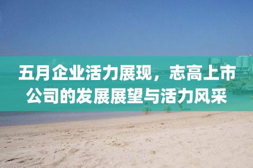 五月企业活力展现，志高上市公司的发展展望与活力风采