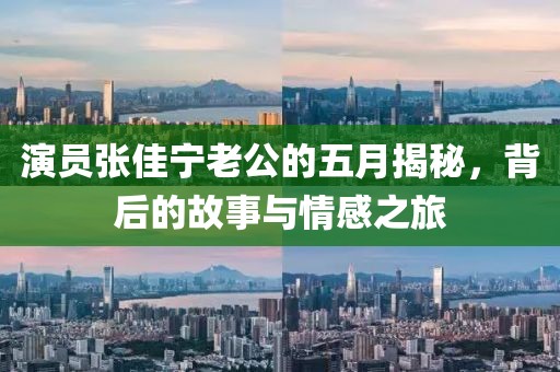 演员张佳宁老公的五月揭秘，背后的故事与情感之旅