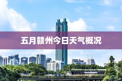 五月赣州今日天气概况