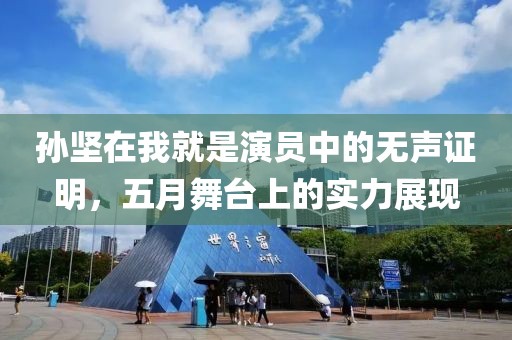 孙坚在我就是演员中的无声证明，五月舞台上的实力展现