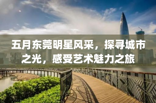 五月东莞明星风采，探寻城市之光，感受艺术魅力之旅