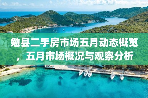 勉县二手房市场五月动态概览，五月市场概况与观察分析