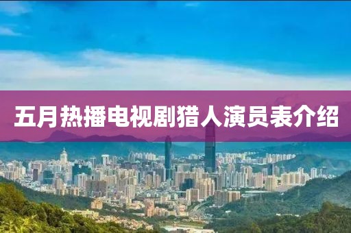 五月热播电视剧猎人演员表介绍