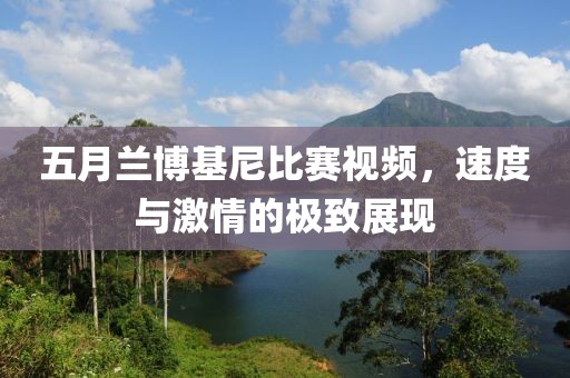 五月兰博基尼比赛视频，速度与激情的极致展现