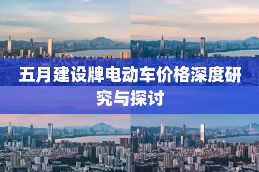 五月建设牌电动车价格深度研究与探讨