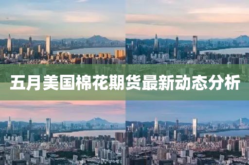 五月美国棉花期货最新动态分析