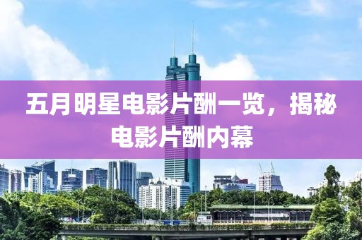 五月明星电影片酬一览，揭秘电影片酬内幕