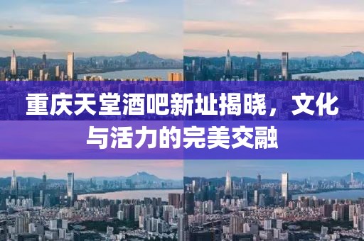 重庆天堂酒吧新址揭晓，文化与活力的完美交融