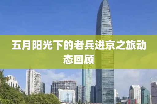 五月阳光下的老兵进京之旅动态回顾
